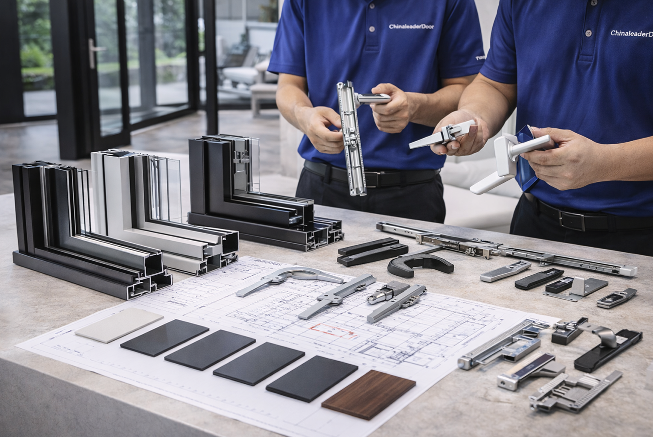 Professional support for aluminum windows and doors