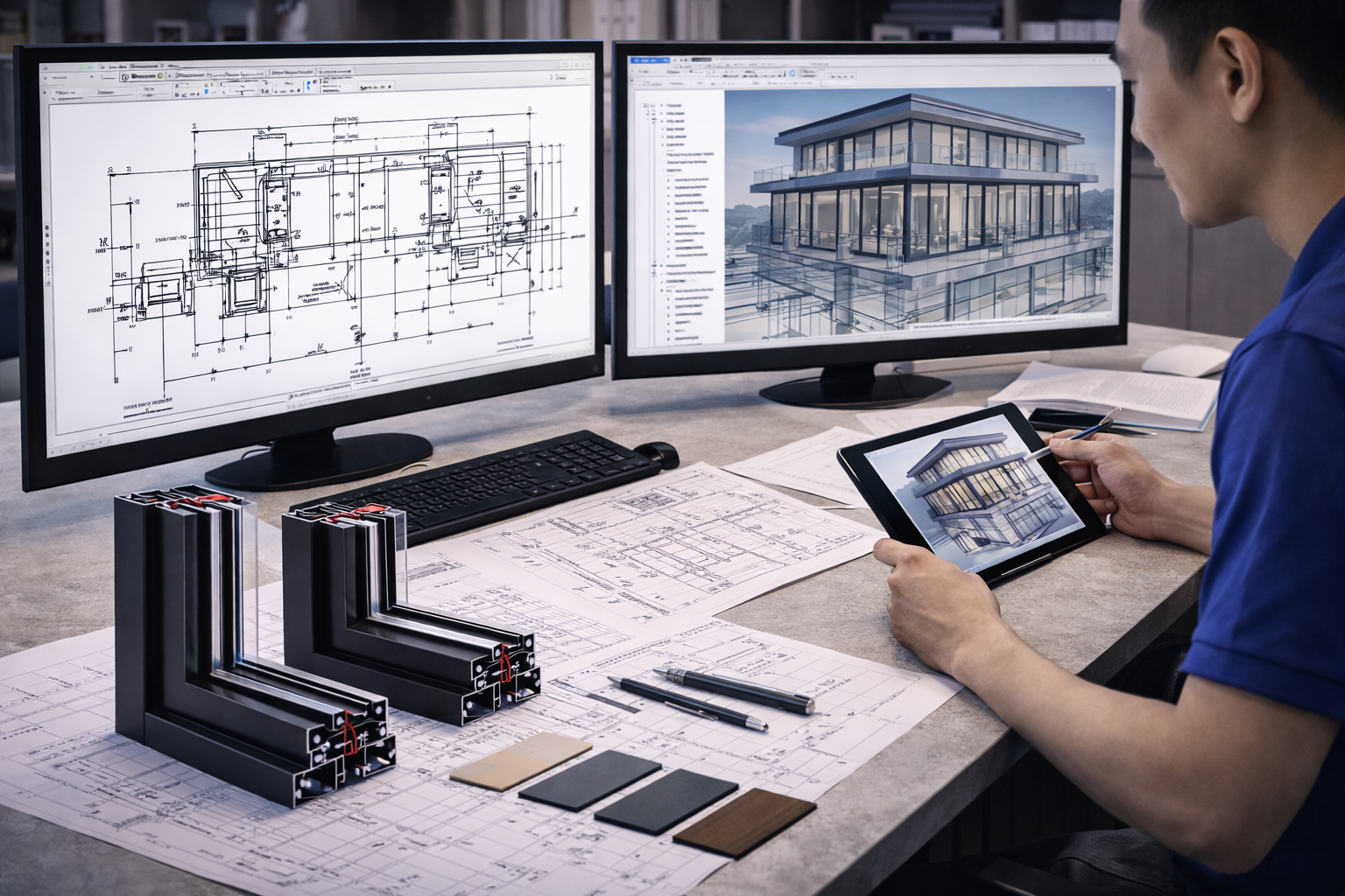 Professional support for aluminum windows and doors