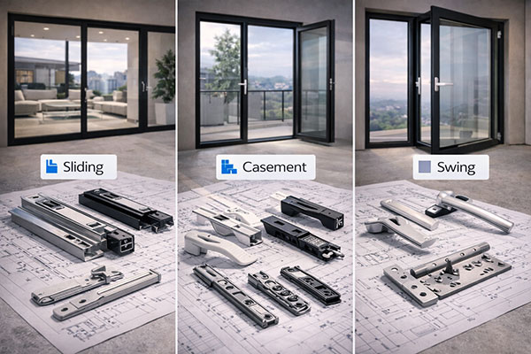 Hardware Options Updated for Selected Window and Door Systems